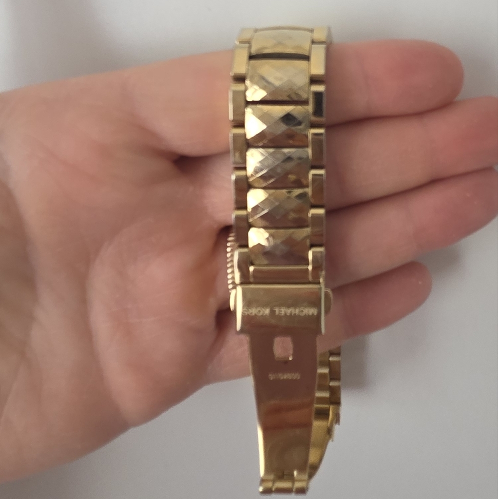 MICHAEL Michael Kors Gold and Blue Women's Watch - Picture 5 of 6